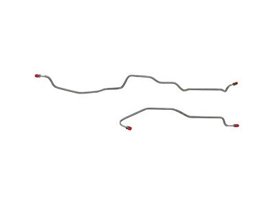 Fine Lines Rear Axle Brake Line Kit; Stainless (98-02 Camaro w/ Traction Control)