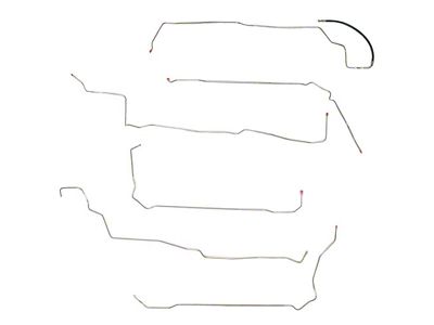 Fine Lines Fuel Line Kit; Stainless (94-95 Mustang GT)