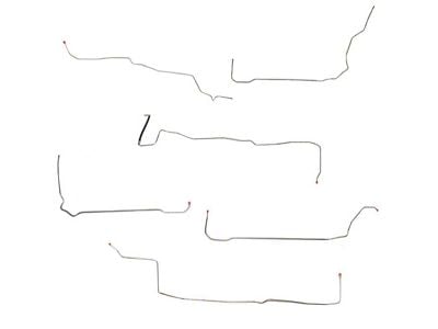 Fine Lines Fuel Line Kit; Stainless (96-98 Mustang GT)