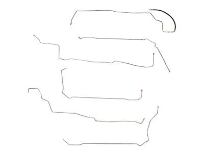 Fine Lines Fuel Line Kit; Steel (94-95 Mustang GT)