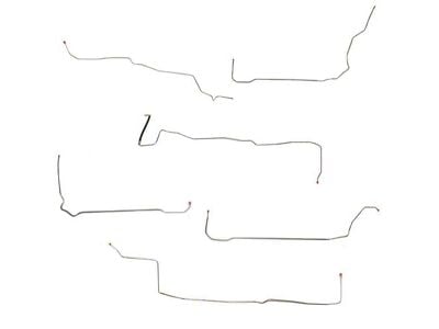 Fine Lines Fuel Line Kit; Steel (96-98 Mustang GT)