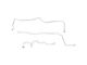 Fine Lines Intermediate Brake Line Kit; Stainless (96-98 Mustang GT w/ ABS)