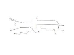 Fine Lines Intermediate Brake Line Kit; Stainless (99-04 Mustang GT w/ Traction Control)