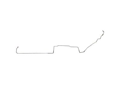 Fine Lines Intermediate Brake Line Kit; Steel (83-86 5.0L Mustang w/ Subframe Connectors)