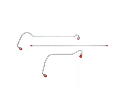 Fine Lines Power Steering Rack Lines; Steel (80-04 Mustang)