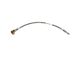 Fine Lines Rear Braided Stainless Brake Hose Kit; Driver Side (96-98 Mustang GT)