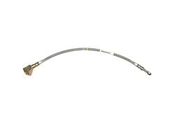 Fine Lines Rear Braided Stainless Brake Hose Kit; Passenger Side (96-98 Mustang GT)