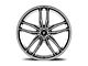 Fittipaldi 361S Brushed Silver Wheel; 18x8 (2024 Mustang)