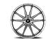 Fittipaldi 362S Brushed Silver Wheel; Rear Only; 20x10 (2024 Mustang)