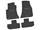 FLEXTREAD Factory Floorpan Fit Custom Vintage Scene Front and Rear Floor Mats with Silver Challenger Insert; Black (11-23 RWD Challenger)