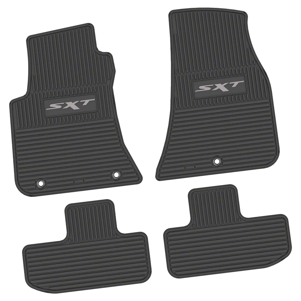 FLEXTREAD Challenger Factory Floorpan Fit Custom Vintage Scene Front and  Rear Floor Mats with Silver SXT Insert; Black NGCV54029983 (17-23 AWD  Challenger) - Free Shipping