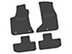 FLEXTREAD Factory Floorpan Fit Custom Vintage Scene Front and Rear Floor Mats with Dodge with Stripe Insert; Black (17-23 AWD Challenger)