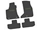 FLEXTREAD Factory Floorpan Fit Custom Vintage Scene Front and Rear Floor Mats with Lime Challenger Script Insert; Black (17-23 AWD Challenger)
