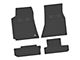 FLEXTREAD Factory Floorpan Fit Custom Vintage Scene Front and Rear Floor Mats with R/T Insert; Black (08-10 Challenger)
