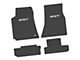 FLEXTREAD Factory Floorpan Fit Custom Vintage Scene Front and Rear Floor Mats with White SRT Insert; Black (08-10 Challenger)
