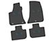 FLEXTREAD Factory Floorpan Fit Custom Vintage Scene Front and Rear Floor Mats with Dark Blue 2008 R/T Insert; Black (11-23 RWD Charger)