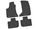 FLEXTREAD Factory Floorpan Fit Custom Vintage Scene Front and Rear Floor Mats with Dark Blue 2008 R/T Insert; Black (11-23 AWD Charger)