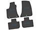 FLEXTREAD Factory Floorpan Fit Custom Vintage Scene Front and Rear Floor Mats with Dark Blue SRT Insert; Black (11-23 RWD Charger)