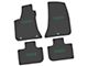 FLEXTREAD Factory Floorpan Fit Custom Vintage Scene Front and Rear Floor Mats with Green Charger Insert; Black (11-23 RWD Charger)