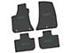 FLEXTREAD Factory Floorpan Fit Custom Vintage Scene Front and Rear Floor Mats with Green SRT Hellcat Insert; Black (11-23 RWD Charger)