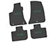 FLEXTREAD Factory Floorpan Fit Custom Vintage Scene Front and Rear Floor Mats with Green SRT Superbee Insert; Black (11-23 RWD Charger)
