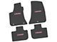 FLEXTREAD Factory Floorpan Fit Custom Vintage Scene Front and Rear Floor Mats with Pink HEMI Insert; Black (11-23 RWD Charger)