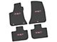 FLEXTREAD Factory Floorpan Fit Custom Vintage Scene Front and Rear Floor Mats with Pink SXT Insert; Black (11-23 RWD Charger)