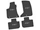 FLEXTREAD Factory Floorpan Fit Custom Vintage Scene Front and Rear Floor Mats with Silver SXT Insert; Black (11-23 AWD Charger)