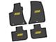 FLEXTREAD Factory Floorpan Fit Custom Vintage Scene Front and Rear Floor Mats with Yellow 392 HEMI Insert; Black (11-23 RWD Charger)