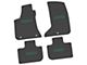 FLEXTREAD Factory Floorpan Fit Custom Vintage Scene Front and Rear Floor Mats with Green Charger Insert; Black (11-23 AWD Charger)