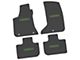 FLEXTREAD Factory Floorpan Fit Custom Vintage Scene Front and Rear Floor Mats with Lime Charger Insert; Black (11-23 AWD Charger)