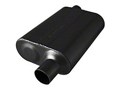 Flowmaster Original 40 Series Offset/Offset Oval Muffler; 2.25-Inch Inlet/2.25-Inch Outlet (Universal; Some Adaptation May Be Required)