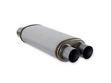 Flowmaster FlowFX Dual/Dual Oval Muffler; 3-Inch Inlet/3-Inch Outlet (Universal; Some Adaptation May Be Required)