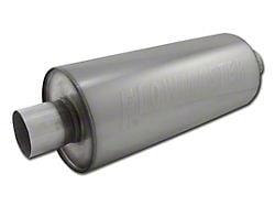 Flowmaster dBX Series Center/Center Bullet Style Muffer; 2.50-Inch (Universal; Some Adaptation May Be Required)