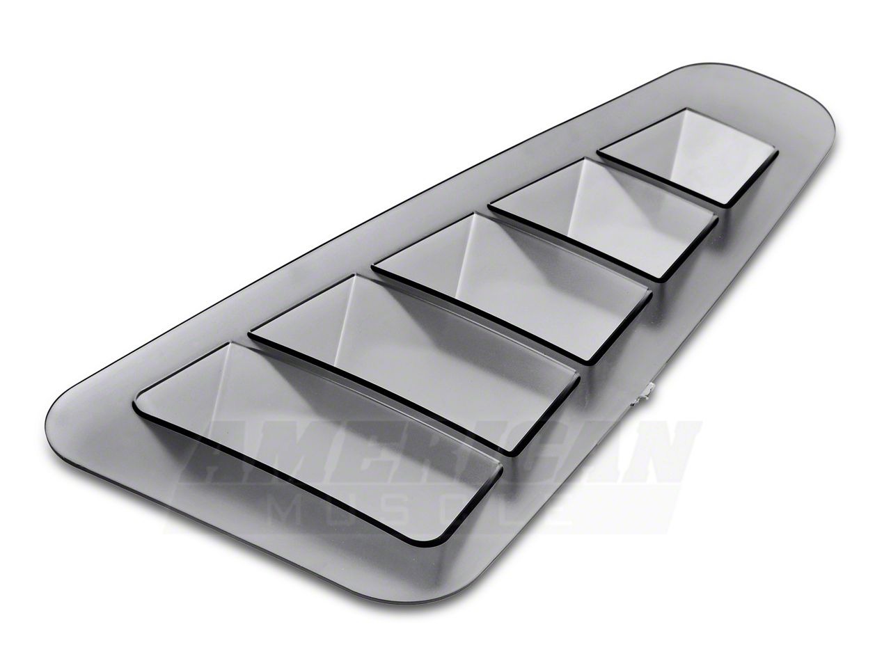 SHR Mustang Flush-Mount Quarter Window Louvers; Unpainted S197-300 (05 ...