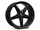 Foose CF8 Matte Black Wheel; Rear Only; 20x11 (06-10 RWD Charger)