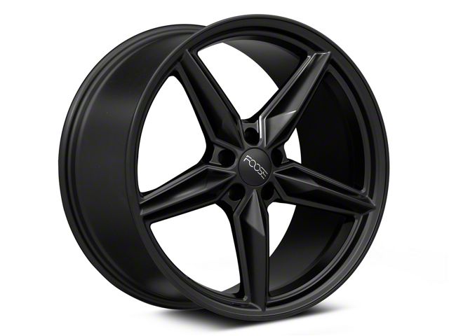 Foose CF8 Matte Black Wheel; Rear Only; 20x11 (10-15 Camaro)