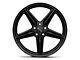 Foose CF8 Matte Black Wheel; Rear Only; 20x11 (10-15 Camaro)