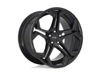 Foose Impala Gloss Black Wheel; 20x10.5; 40mm Offset (10-15 Camaro, Excluding ZL1)