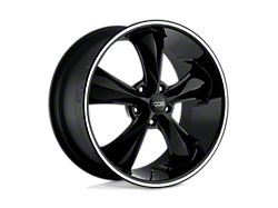 Foose Legend Gloss Black Milled Wheel; 20x8.5 (10-15 Camaro, Excluding ZL1)