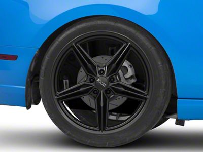Foose CF8 Matte Black Wheel; Rear Only; 20x11 (10-14 Mustang)