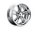 Foose Knuckle Chrome Wheel; 17x7 (10-14 Mustang GT w/o Performance Pack, V6)