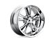 Foose Knuckle Chrome Wheel; 18x8 (10-14 Mustang GT w/o Performance Pack, V6)