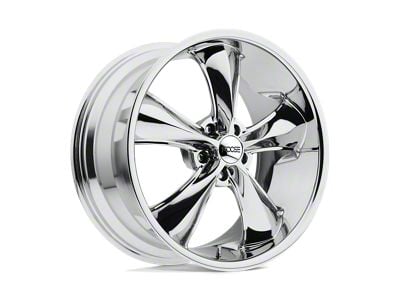 Foose Legend Chrome Wheel; 17x8; 1mm Offset (10-14 Mustang GT w/o Performance Pack, V6)