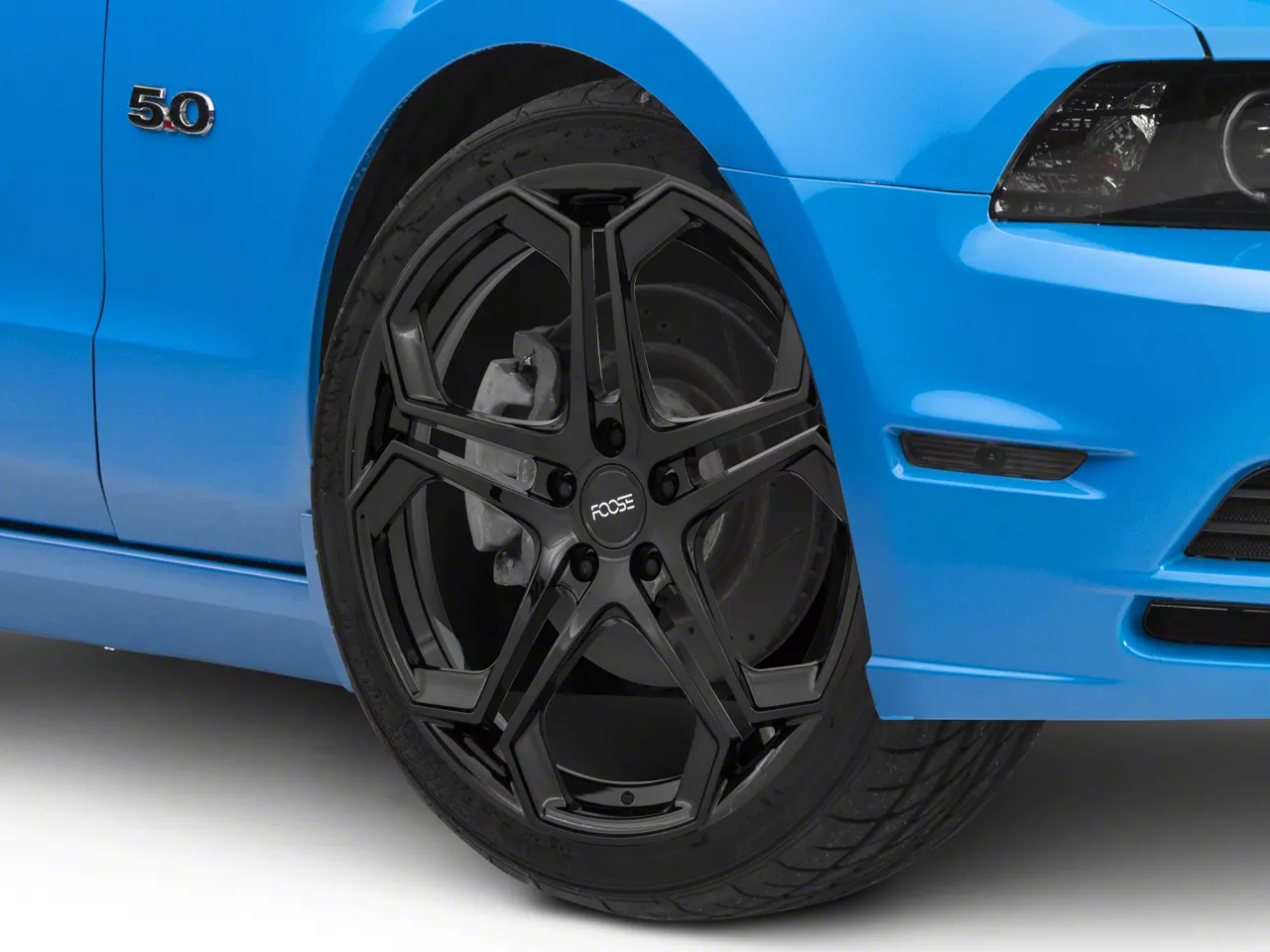 Foose Mustang Impala Gloss Black Wheel; 20x9; 35mm Offset F169209065+35 ...