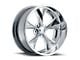 Foose Nitrous High Luster Polished Wheel; 18x9; 6mm Offset (93-02 Camaro)