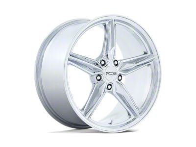 Foose CF8 Chrome Wheel; 19x9.5; 45mm Offset (16-24 Camaro, Excluding SS w/ 6-Piston Front Calipers & ZL1)