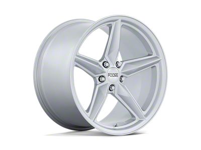 Foose CF8 Gloss Silver Wheel; 20x10; 22mm Offset (16-24 Camaro)