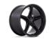 Foose CF8 Matte Black Wheel; 19x9.5; 17mm Offset (16-24 Camaro, Excluding SS w/ 6-Piston Front Calipers & ZL1)