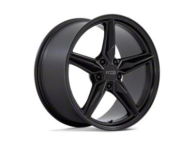 Foose CF8 Matte Black Wheel; 19x9.5 (16-24 Camaro, Excluding SS w/ 6-Piston Front Calipers & ZL1)